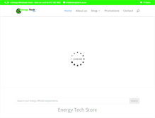 Tablet Screenshot of energytechstore.co.za
